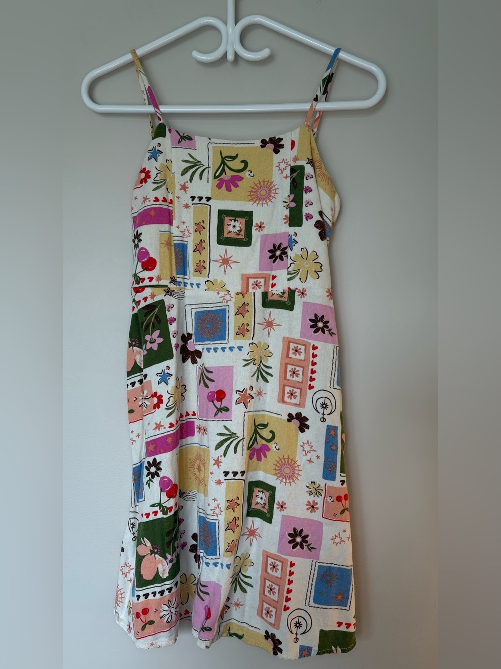 Floral Patchwork whimsy Sundress - Multicolor